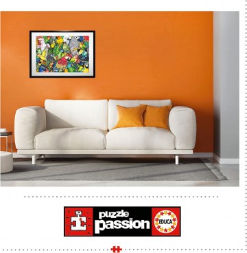 Puzzelwereld legpuzzel educa 19547 papegaaien 500 stukjes m