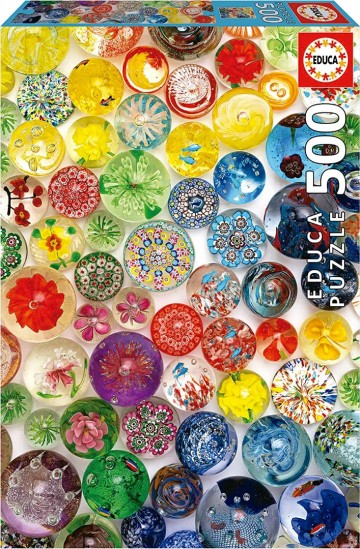 Puzzelwereld legpuzzel educa 19549 fancy bubbels 500 stukjes d