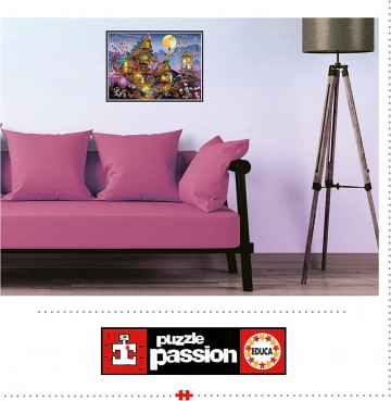 Puzzelwereld legpuzzel educa 19554 feeenhuis 500 stukjes m