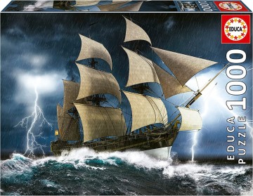 Puzzelwereld legpuzzel educa 19556 perfecte storm 1000 stukjes d