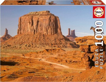 Puzzelwereld legpuzzel educa 19559 monument valley 1000 stukjes d