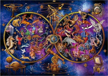 Puzzelwereld legpuzzel educa 19561 neon sterrenbeelden 1000 stukjes p