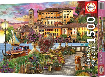 Puzzelwereld legpuzzel educa 19562 italiaanse wandeling 1500 stukjes d1