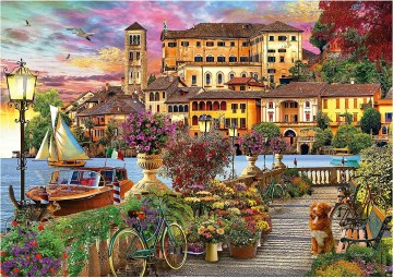 Puzzelwereld legpuzzel educa 19562 italiaanse wandeling 1500 stukjes p