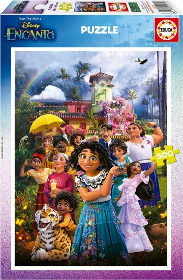 Puzzelwereld legpuzzel educa 19572 disney encanto 500 stukjes d