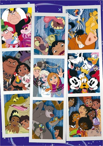 Puzzelwereld legpuzzel educa 19575 collage disney 1000 stukjes p