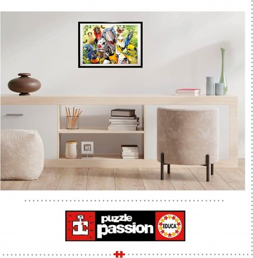 Puzzelwereld legpuzzel educa 19622 het vogeltje komt tevoorschijn 500 stukjes m