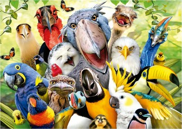 Puzzelwereld legpuzzel educa 19622 het vogeltje komt tevoorschijn 500 stukjes p