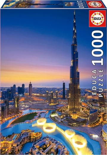 Puzzelwereld legpuzzel educa 19642 burj khalifa verenigde arabische emiraten 1000 stukjes d
