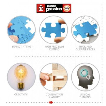 Puzzelwereld legpuzzel educa 19907 de kus 500 stukjes d