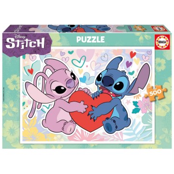 Puzzelwereld legpuzzel educa 19911 disney stitch 500 stukjes f