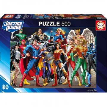 Puzzelwereld legpuzzel educa 19913 justice league 500 stukjes f