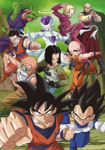 Puzzelwereld legpuzzel educa 19915 dragonball 2x500 stukjes p1