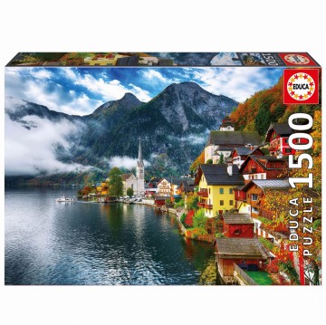 Puzzelwereld legpuzzel educa 19939 hallstadt oostenrijk 1500 stukjes f