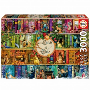 Puzzelwereld legpuzzel educa 19946 a stitch in time 3000 stukjes f