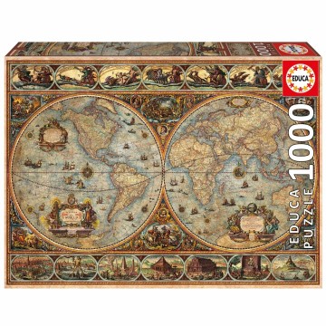 Puzzelwereld legpuzzel educa 20173 orbis terrarum 1000 stukjes f