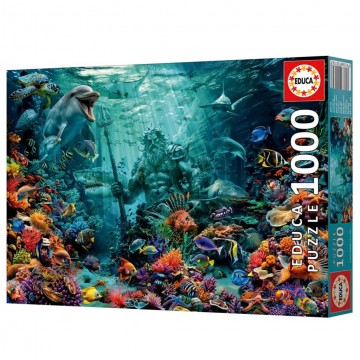 Puzzelwereld legpuzzel educa 20174 koraalrif poseidon 1000 stukjes r