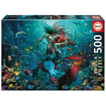 Puzzelwereld legpuzzel educa 20175 atlantis 500 stukjes f