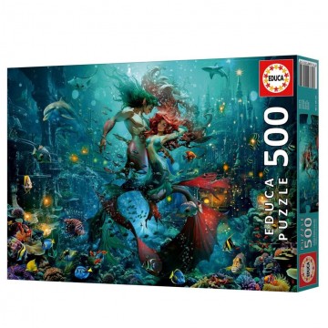 Puzzelwereld legpuzzel educa 20175 atlantis 500 stukjes r