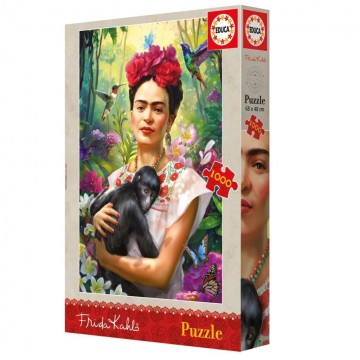 Puzzelwereld legpuzzel educa 20176 frida khalo levenstuin 1000 stukjes r