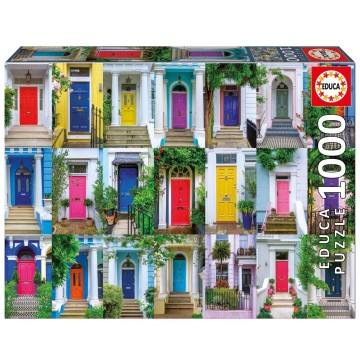 Puzzelwereld legpuzzel educa 20177 deuren notting hill 1000 stukjes f