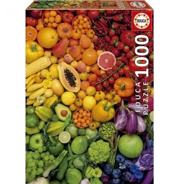 Puzzelwereld legpuzzel educa 20178 kleurrijke vitaminen 1000 stukjes f