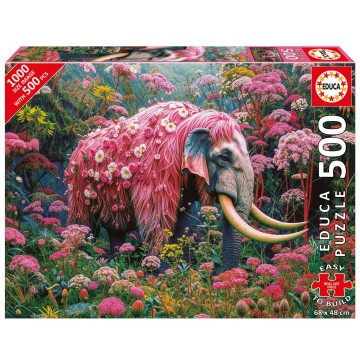 Puzzelwereld legpuzzel educa 20228 bloemen olifant 500 stukjes f