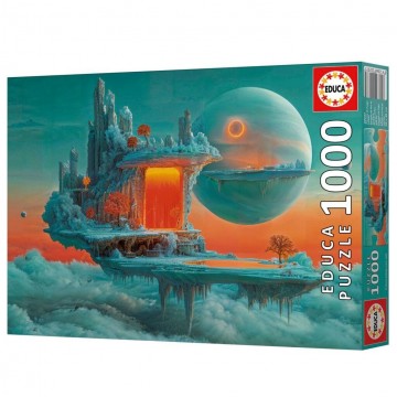 Puzzelwereld legpuzzel educa 20237 planeet van vuur en ijs 1000 stukjes r