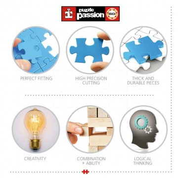 Puzzelwereld legpuzzel educa 20241 katjes en vogels 500 stukjes d