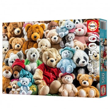 Puzzelwereld legpuzzel educa 20242 teddyberen 500 stukjes r