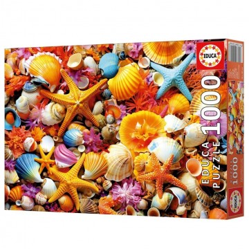 Puzzelwereld legpuzzel educa 20246 schelpencollage 1000 stukjes r