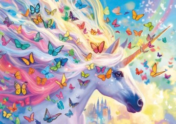 Puzzelwereld legpuzzel educa 20254 regenboog eenhoorn 500 stukjes p