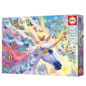 Puzzelwereld legpuzzel educa 20254 regenboog eenhoorn 500 stukjes r