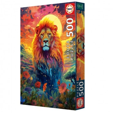Puzzelwereld legpuzzel educa 20261 majestieuse leeuw 500 stukjes r