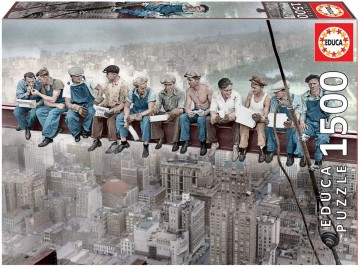 Puzzelwereld legpuzzel educa breakfast in new york 1500 stukjes 16009 f