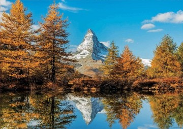 Puzzelwereld legpuzzel educa de matterhorn in de herfst 1000 stukjes 17973 p