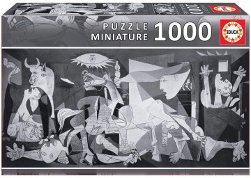 Puzzelwereld legpuzzel educa miniatuur guernica kleine puzzel 1000 stukjes 14460 f