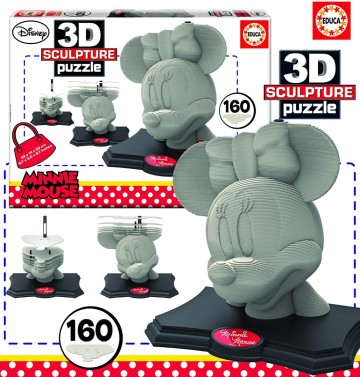 Puzzelwereld legpuzzel educa minnie mouse 160 stukjes 16970 d