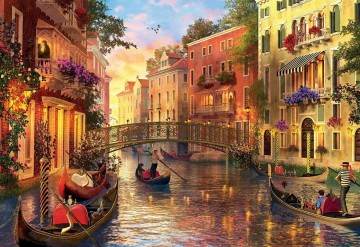 Puzzelwereld legpuzzel educa sunset in venice 1500 stukjes 17124 p