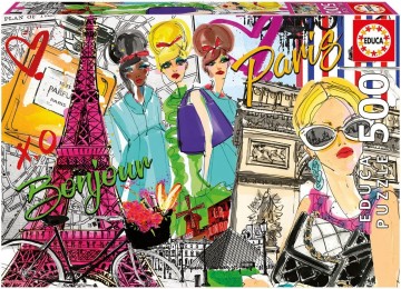 Puzzelwereld legpuzzel educa take me to paris 500 stukjes 17650 f