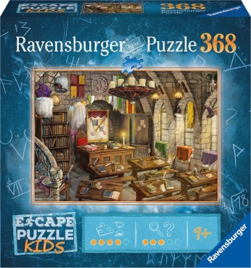 Puzzelwereld legpuzzel escape kids   wizard school  ravensburger 133031 368 stukjes d