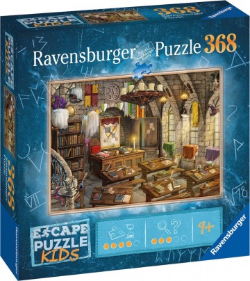 Puzzelwereld legpuzzel escape kids   wizard school  ravensburger 133031 368 stukjes pp