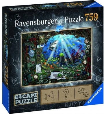 Puzzelwereld legpuzzel escape ravensburger 199594 de onderzeeer 759 stukjes L