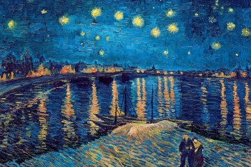 Puzzelwereld legpuzzel eurographics   5708 the starry night over the rhone  1000 stukjes p