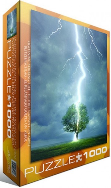 Puzzelwereld legpuzzel eurographics 4570 blikseminslag 1000 stukjes d