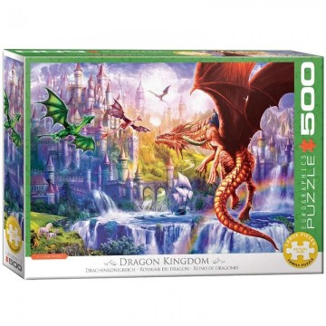 Puzzelwereld legpuzzel eurographics 5362 dragon kingdom 500xl stukjes l
