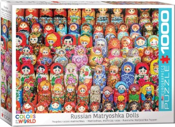 Puzzelwereld legpuzzel eurographics 5420 russische matroesjka poppetjes 1000 stukjes d