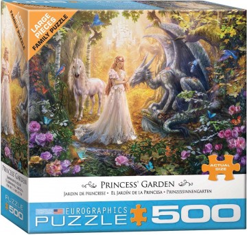 Puzzelwereld legpuzzel eurographics 5458 princess garden 500xl stukjes l
