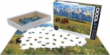Puzzelwereld legpuzzel eurographics 5474 grand teton national park wyoming usa 1000 stukjes d