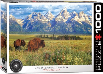 Puzzelwereld legpuzzel eurographics 5474 grand teton national park wyoming usa 1000 stukjes l